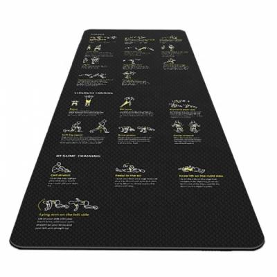 TPE Non Slip Yoga Mat, Fitness Exercise Mat
